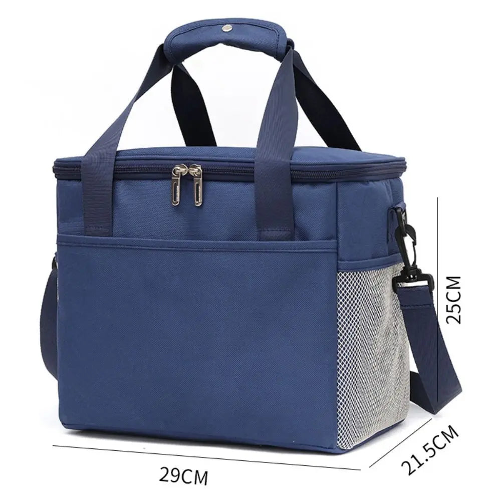 Portable Picnic Travel Kid Insulated Thermal Bag Lunch Box Breakfast Organizer