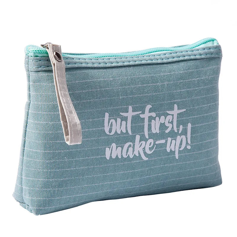 Small Cosmetic Bag Women Travel Wash Organizer Makeup Coin Card Phone Pouch