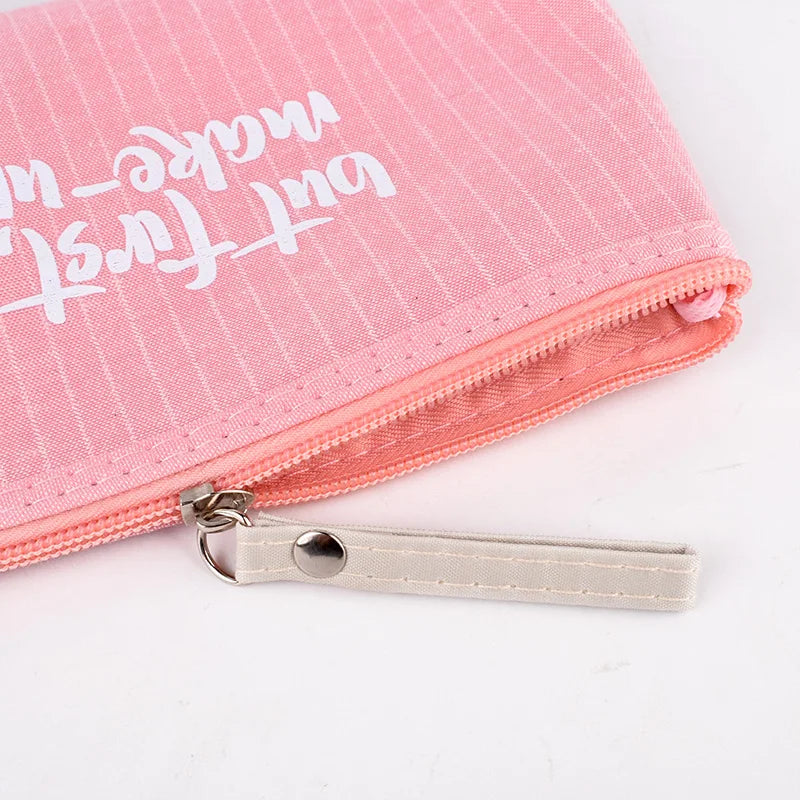Small Cosmetic Bag Women Travel Wash Organizer Makeup Coin Card Phone Pouch