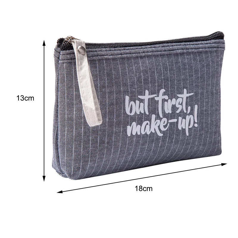 Small Cosmetic Bag Women Travel Wash Organizer Makeup Coin Card Phone Pouch
