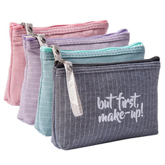 Small Cosmetic Bag Women Travel Wash Organizer Makeup Coin Card Phone Pouch