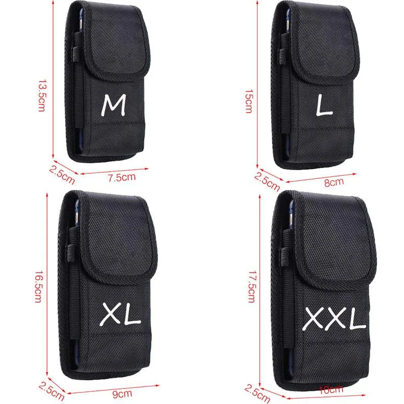 Portable Phone Pouch Fanny Pack Belt Clip Hanging Waist Storage Bag