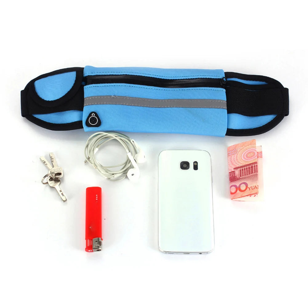 Portable Sport Waist Bag Outdoor Running Waterproof Anti Theft Phone Storage