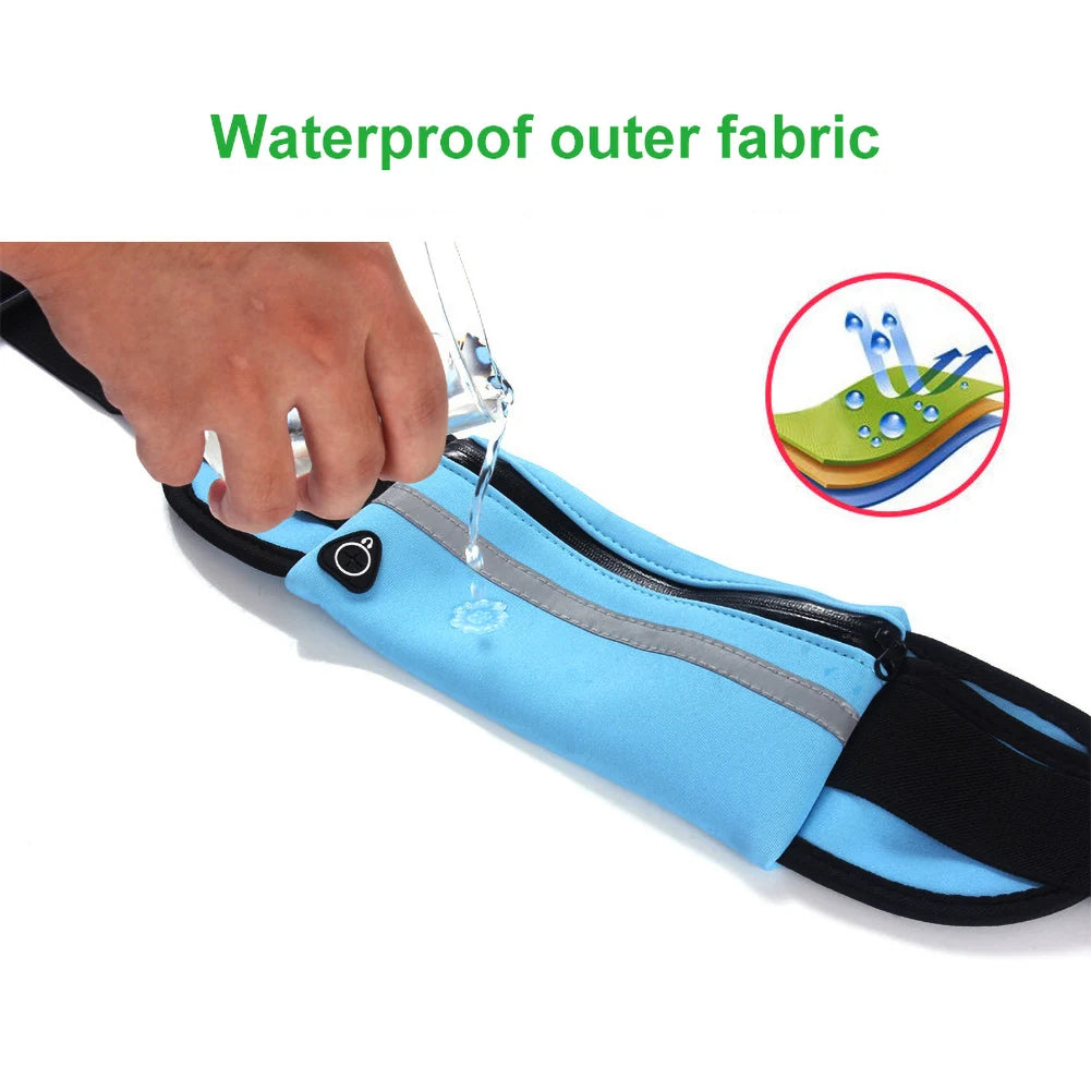 Portable Sport Waist Bag Outdoor Running Waterproof Anti Theft Phone Storage