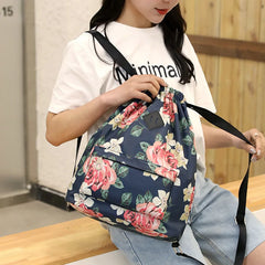 Large Capacity Drawstring Sports Bag Waterproof Backpack