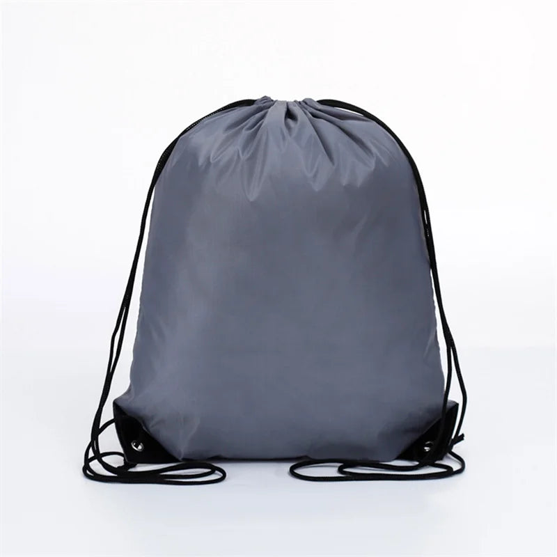 Portable Sports Bag Thicken Drawstring Belt Riding Backpack Gym