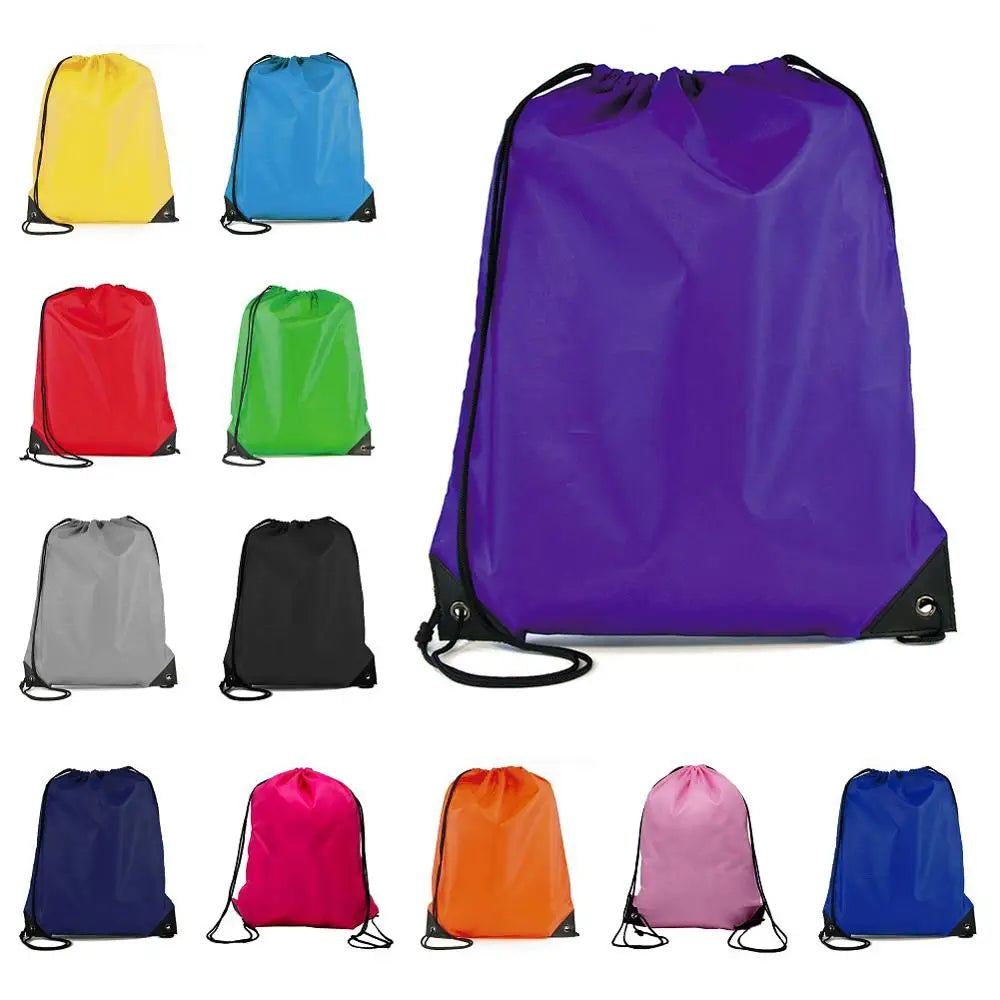 Thicken Drawstring Belt Riding Backpack Gym Waterproof