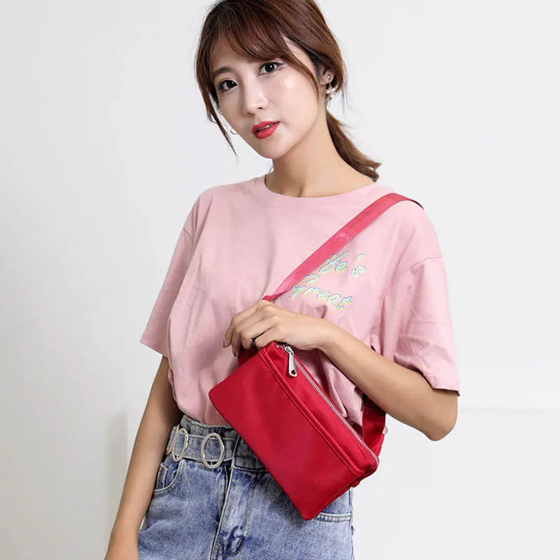 Waterproof Sports Women Waist Pack Belt Bags Chest Bag