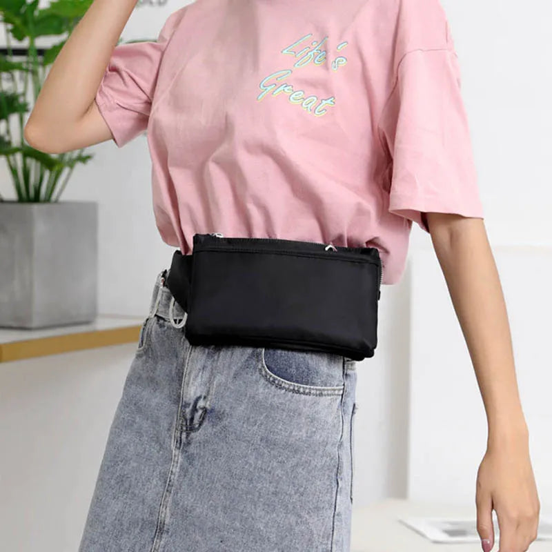 Waterproof Sports Women Waist Pack Belt Bags Chest Bag
