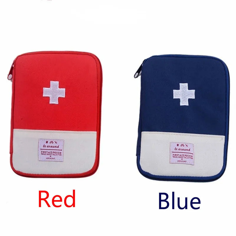 Portable Storage Bag First Aid Medicine Bag Outdoor Pill Survival