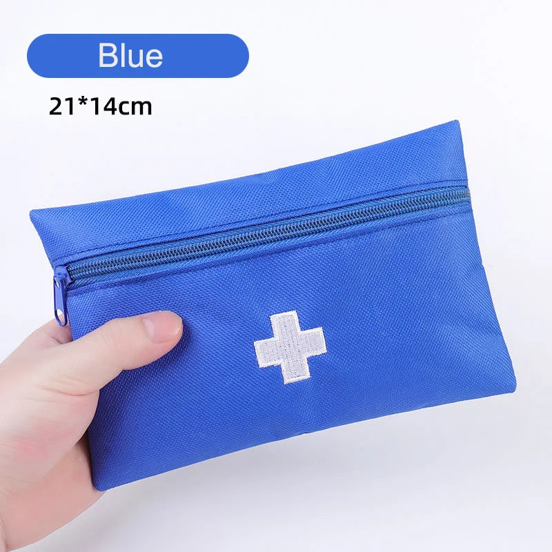 Portable Storage Bag First Aid Emergency Medicine Outdoor Pill Survival