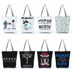 High Capacity Nurse Tote Bag Reusable Shopping Handbag