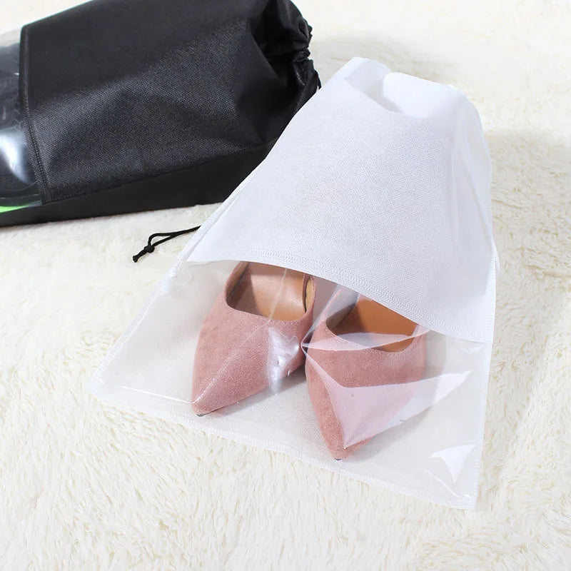 Portable Travel Organizer Packing Bag Shoes Clothes Drawstring Pouch Handbag
