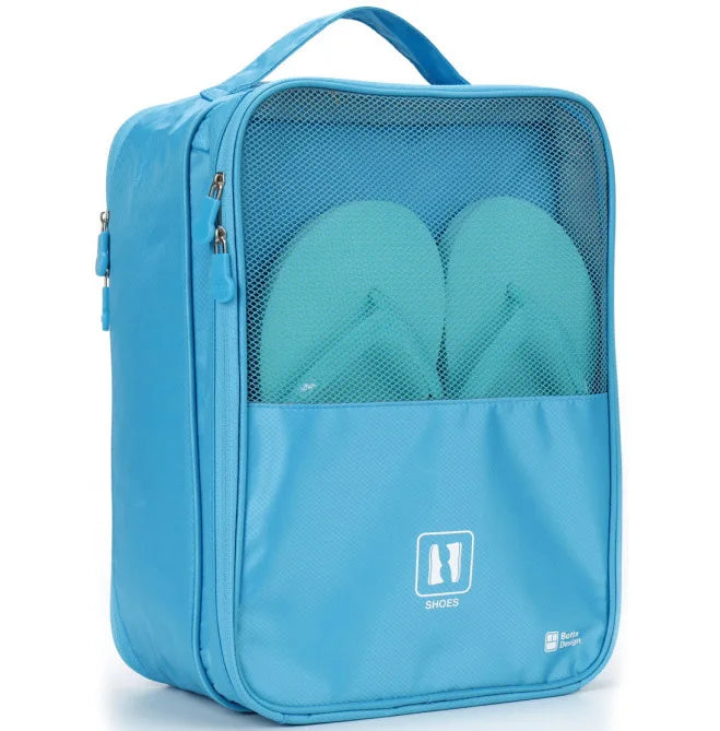 Ultra-Light Waterproof Nylon Shoes Storage Bag Travel Organizer Pouch