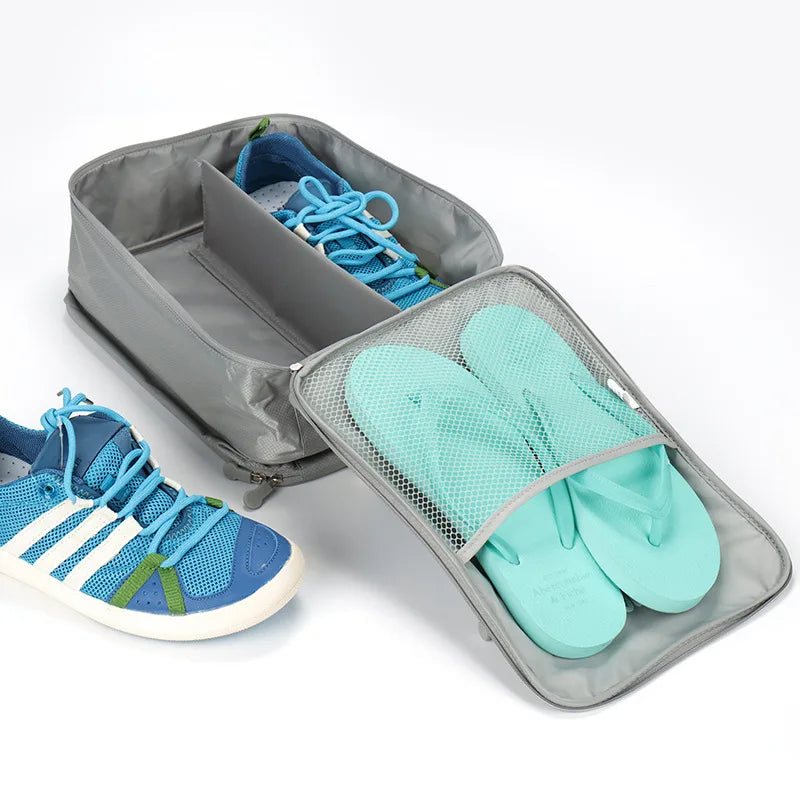 Ultra-Light Waterproof Nylon Shoes Storage Bag Travel Organizer Pouch