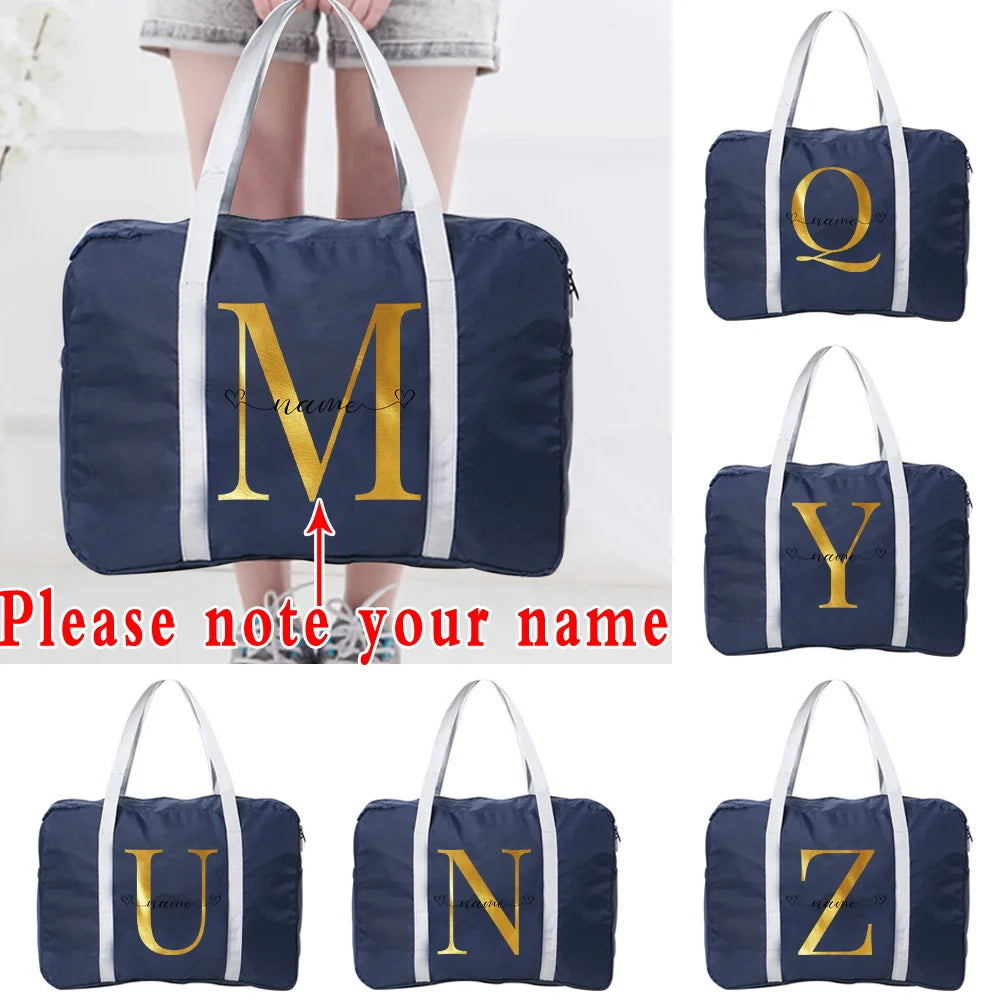 Foldable Luggage Organizer Women Handbags Travel Bag Large Capacity
