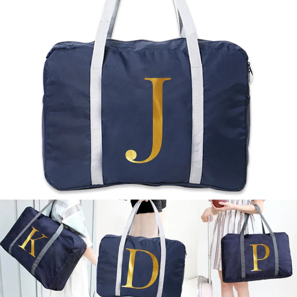 Foldable Travel Bag for Women - Portable Business Trip Luggage Organizer