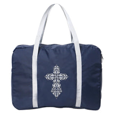Portable Travel Bag Women Luggage Business Trip Foldable Organizer Skull Pattern