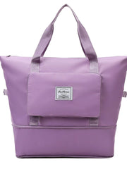 Large Capacity Pink Duffel Bag for Travel and Fitness