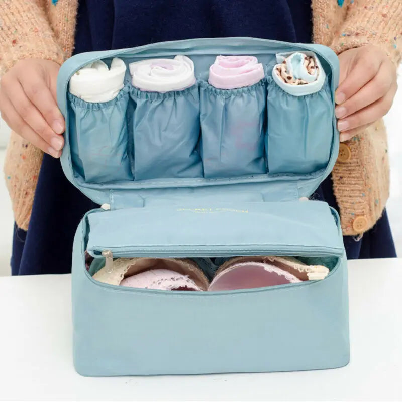 Portable Travel Bra Underwear Organizer Bag