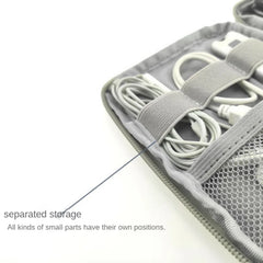 Portable Travel Kit Small Bag Mobile Phone Case Digital Gadget USB Data Cable
