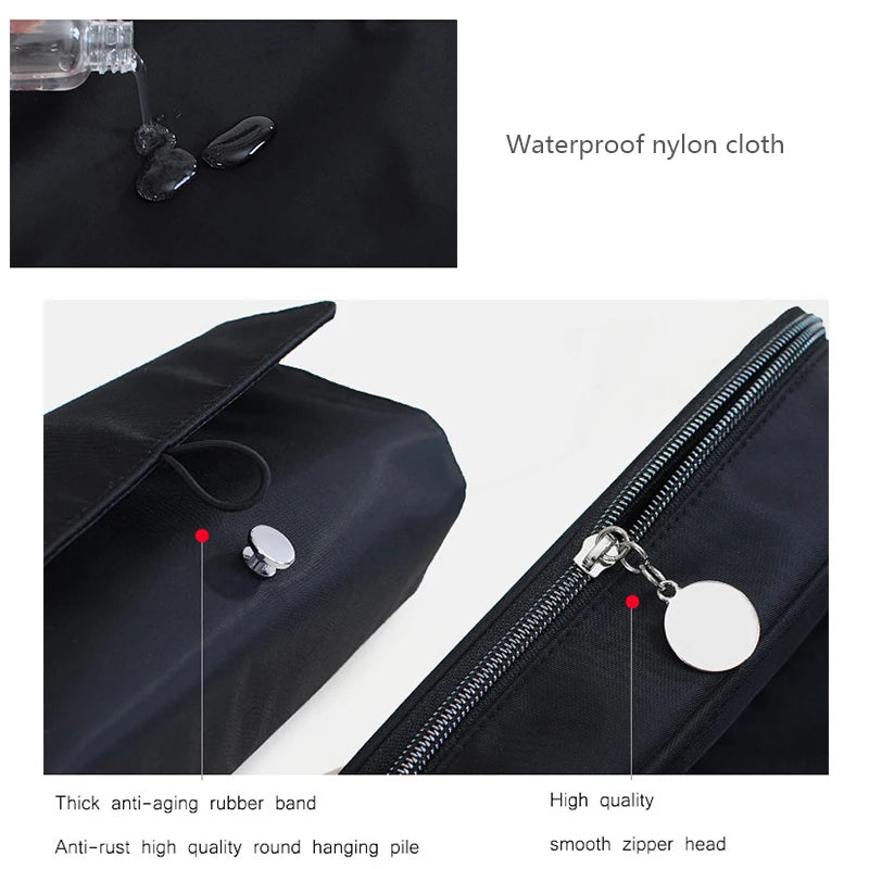 Portable Travel Makeup Brush Storage Bag Waterproof Cosmetic Case Organizer