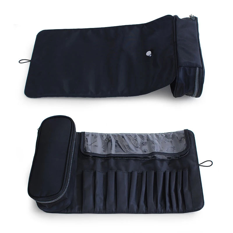 Portable Travel Makeup Brush Storage Bag Waterproof Cosmetic Case Organizer