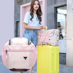 Portable Travel Sport Folding Waterproof Zipper Luggage Bag Tote Storage Pouch