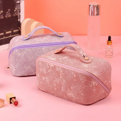 Portable Travel Toiletry Makeup Bag Large Capacity Cosmetic Organizer