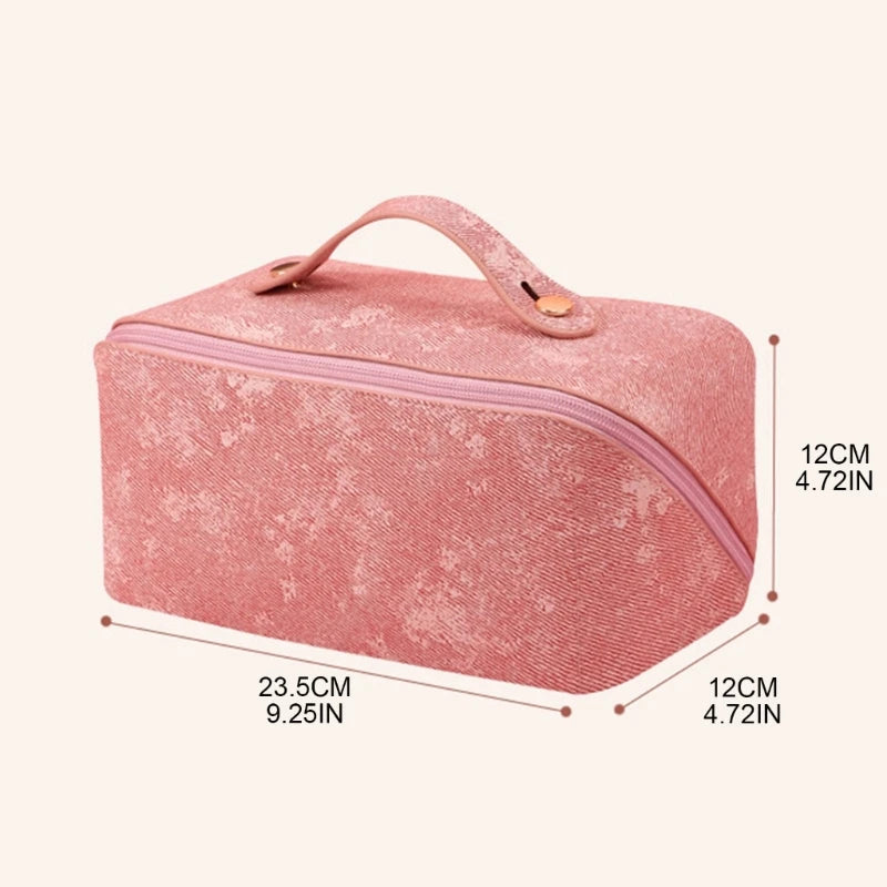 Portable Travel Toiletry Makeup Bag Large Capacity Cosmetic Organizer