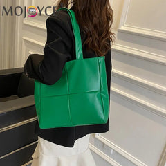 Travel Women Large Capacity Handbags PU Leather Solid Top-handle Bag