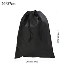 Portable Shoes Bag Travel Storage Drawstring Dust Bags Non-woven Gift Protector