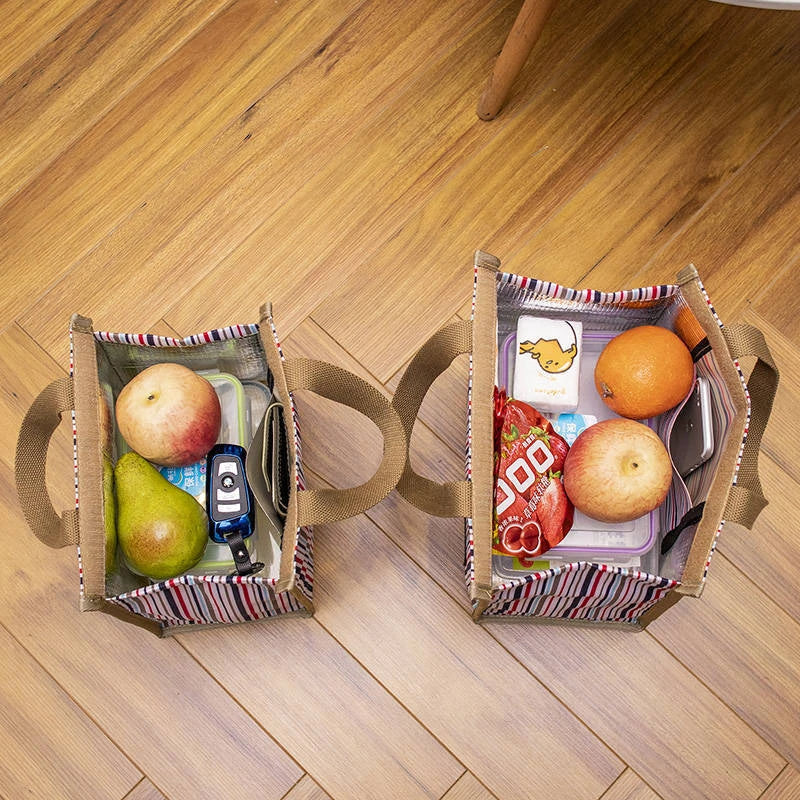 Portable Waterproof Lunch Bags Food Thermal Pouch Picnic Fruit Dessert Storage