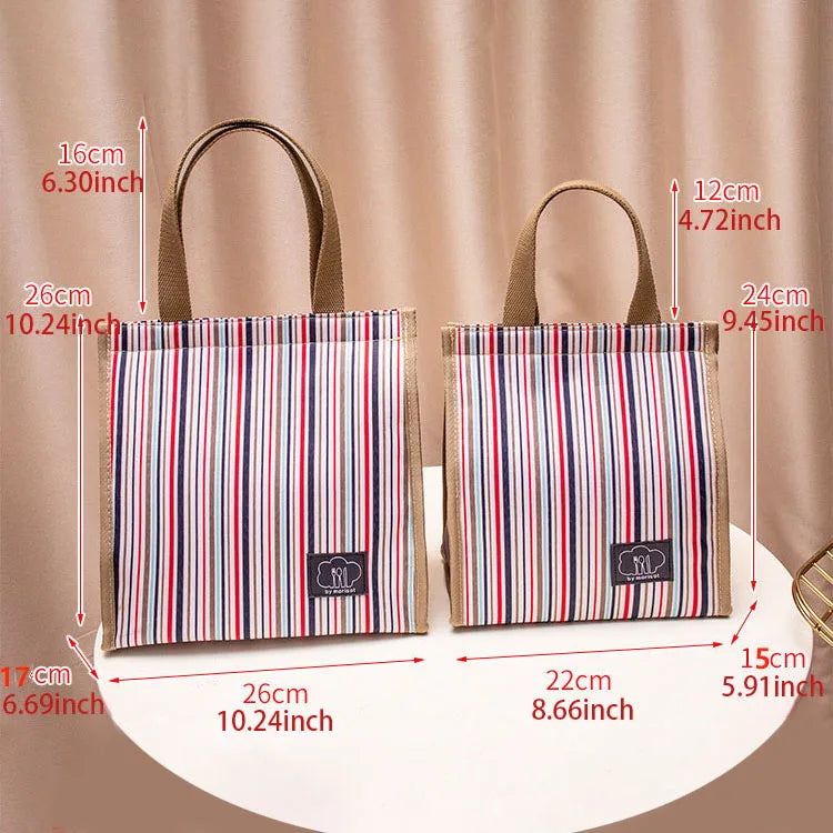 Portable Waterproof Lunch Bags Food Thermal Pouch Picnic Fruit Dessert Storage