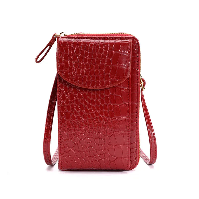 Portable Women Shoulder Bags Mobile Phone Small Objects Storage Pouch Travel