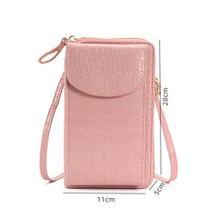 Portable Women Shoulder Bags Mobile Phone Small Objects Storage Pouch Travel