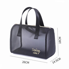 Portable Women Travel Toiletry Bag Makeup Storage Case Zipper Cosmetic Pouch
