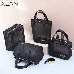 Portable Women Travel Toiletry Bag Makeup Storage Case Zipper Cosmetic Pouch