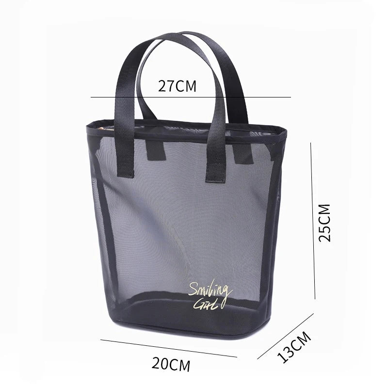 Portable Women Travel Toiletry Bag Makeup Storage Case Zipper Cosmetic Pouch