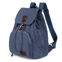 Canvas Women's Backpack Travel Outdoor College Bag