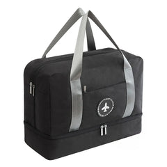 Portable Storage Bag Double-Layer Separation Shoe Waterproof Travel Bag