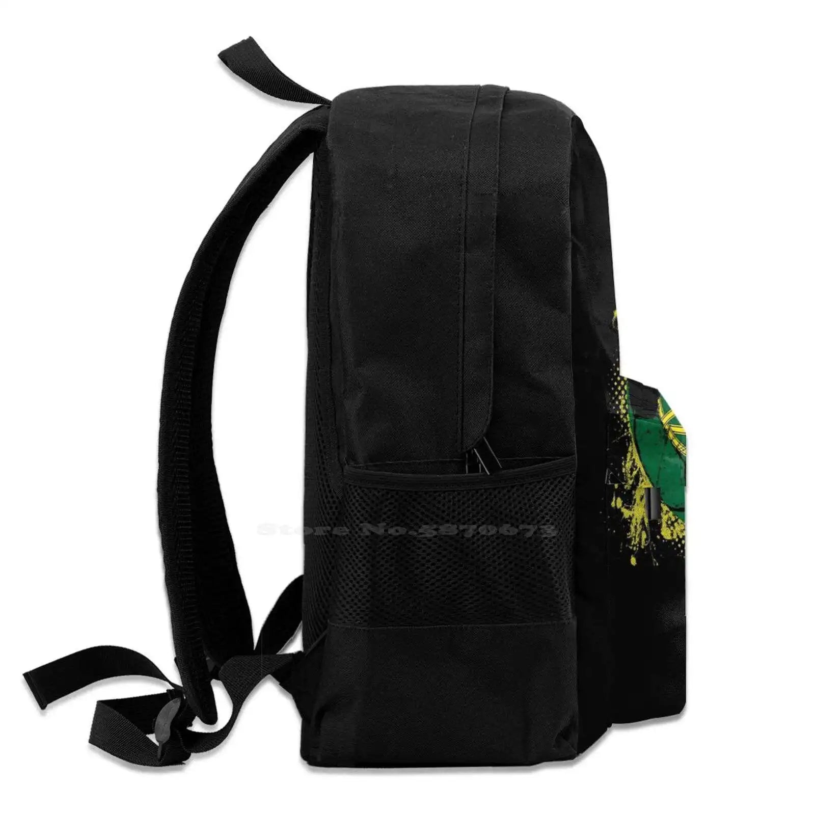 Portugal Football Team Teen College Student Backpack Laptop Travel Bags