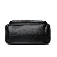 Girls Sheepskin Grain Cross School Bags Purses Women Messenger Bag
