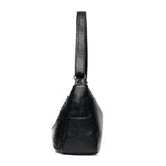 Girls Sheepskin Grain Cross School Bags Purses Women Messenger Bag