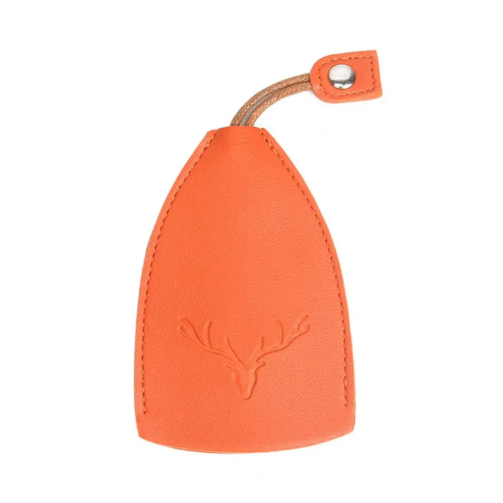 3D Elk Key Protector Cover Faux Leather Pull Out Type