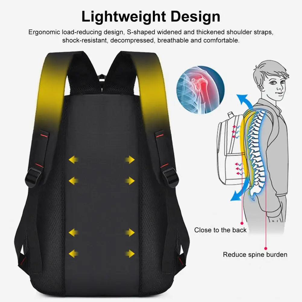 Boys School Backpack Shock-proof Laptop Bag