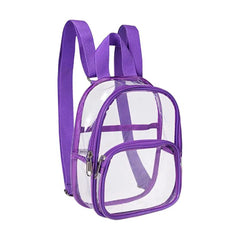 Transparent Student Backpack Large Capacity PVC Sports Backpack