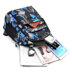Unisex Anti-Slip Backpack Teen Girls Boys Smooth Zipper