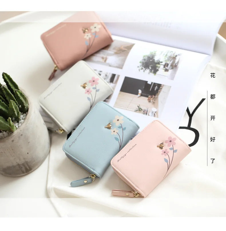 Prati's Women's Short Wallet Multi-function Folding Zero Wallet