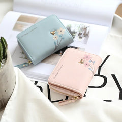 Prati's Women's Short Wallet Multi-function Folding Zero Wallet